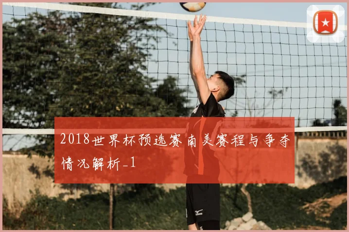 2018世界杯预选赛南美赛程与争夺情况解析_1